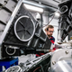 A researcher works at one of the European Synchrotron beamlines.